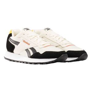 Reebok Unisex Adult Glide Suede Sneakers / White/Black